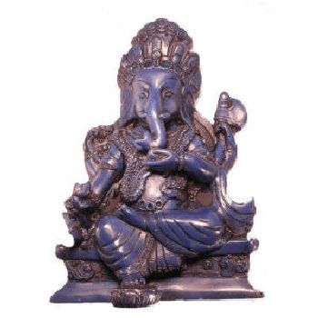 Ganesh Statue Lapis looking RG-050B